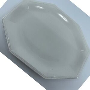 Johnson Brothers Ironstone Octagon Serving Plate White 103 England 12x9"